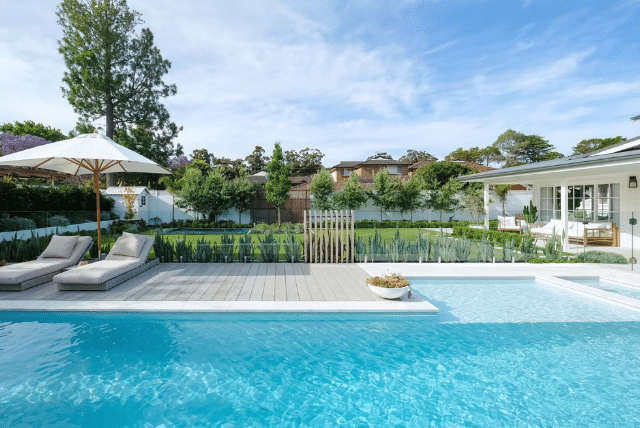 Shire Build’s Kirrawee Project featuring millboard smoked oak decking.