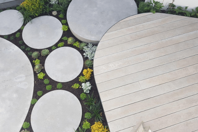 Axis landscaping highlighting creative decking solutions.