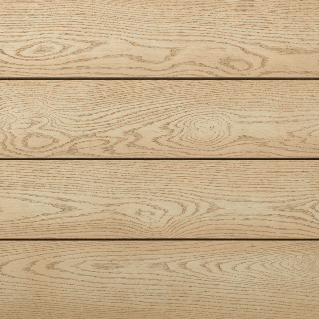 Millboard Ashwood composite decking sample with natural wood grain texture