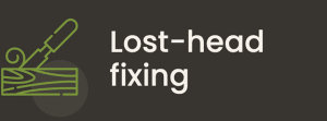 lost head fixing icon by Concept Materials Composite Decking