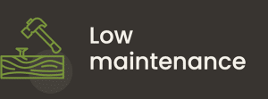 low maintenance icon by Concept Materials Composite Decking