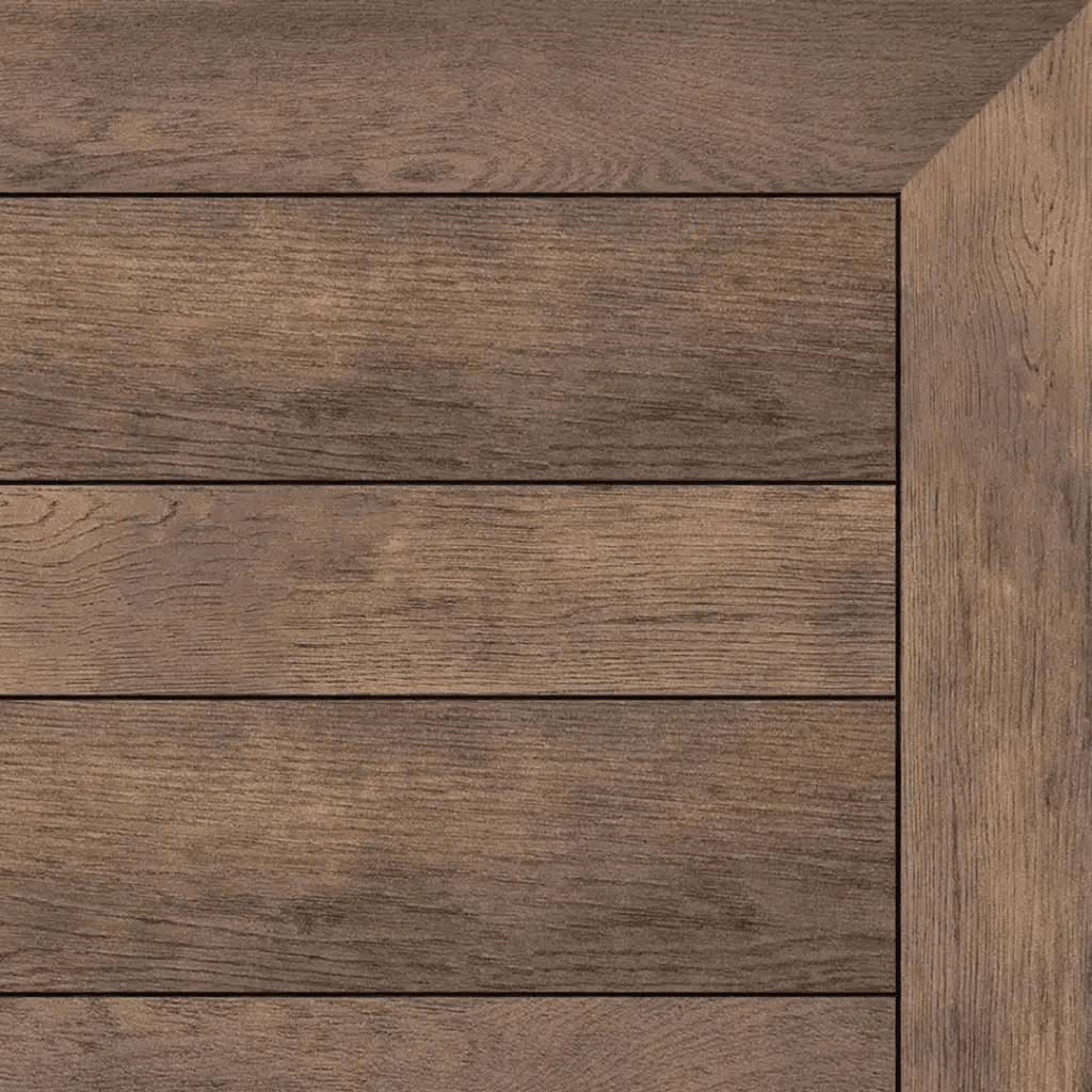 millboard antique oak composite decking profile by Concept Materials Composite Decking