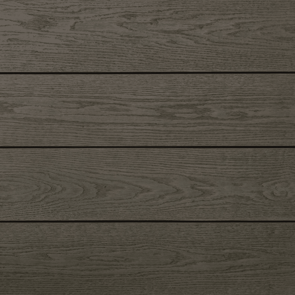 millboard ebony grey composite decking profile by Concept Materials Composite Decking