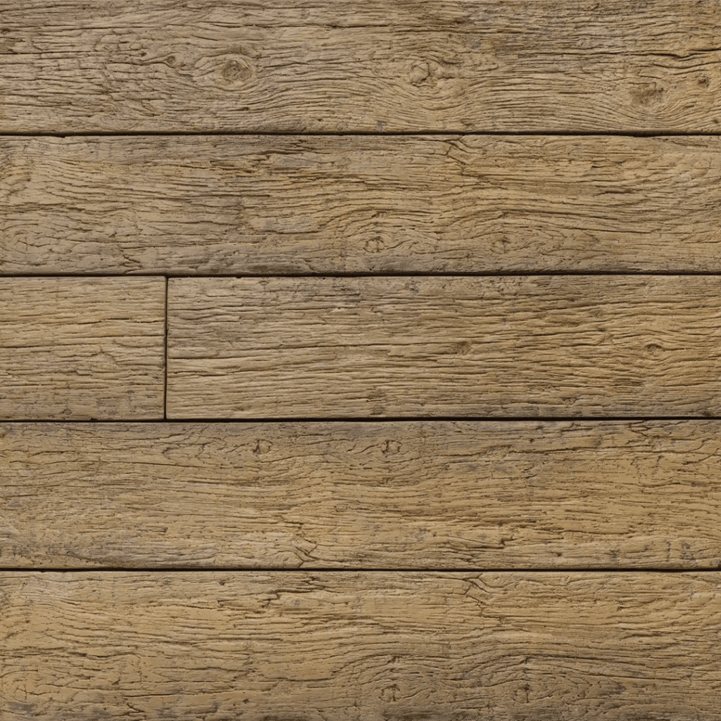 Close-up view of Millboard vintage oak composite decking
